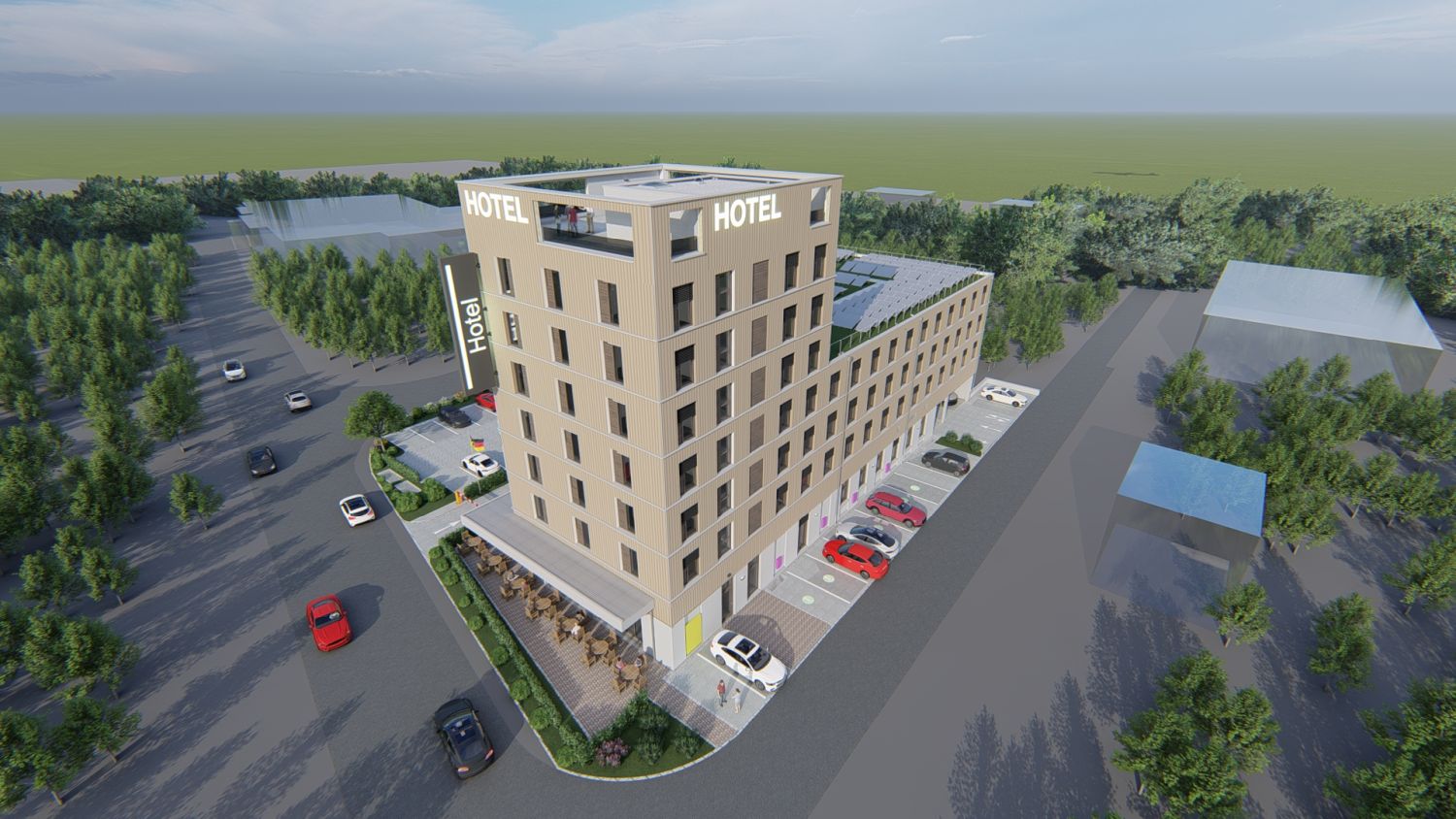 Neubau Flughafenhotel Memmingen